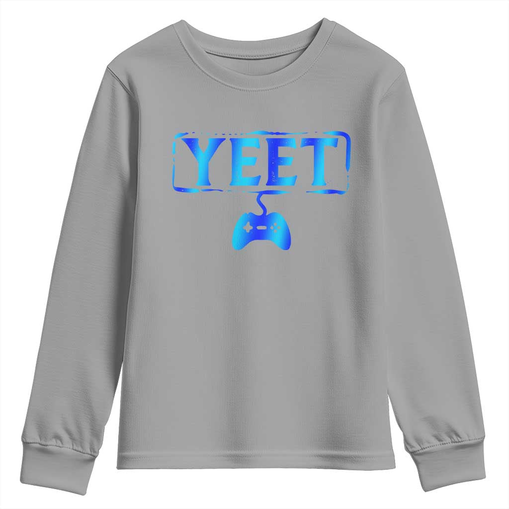 Yeet Gamer Youth Sweatshirt Video Game Gaming Funny Saying Quote Slang