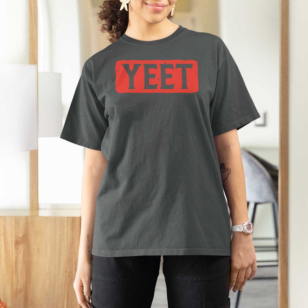 Yeet T Shirt For Women Funny Saying Quote Slang Meme