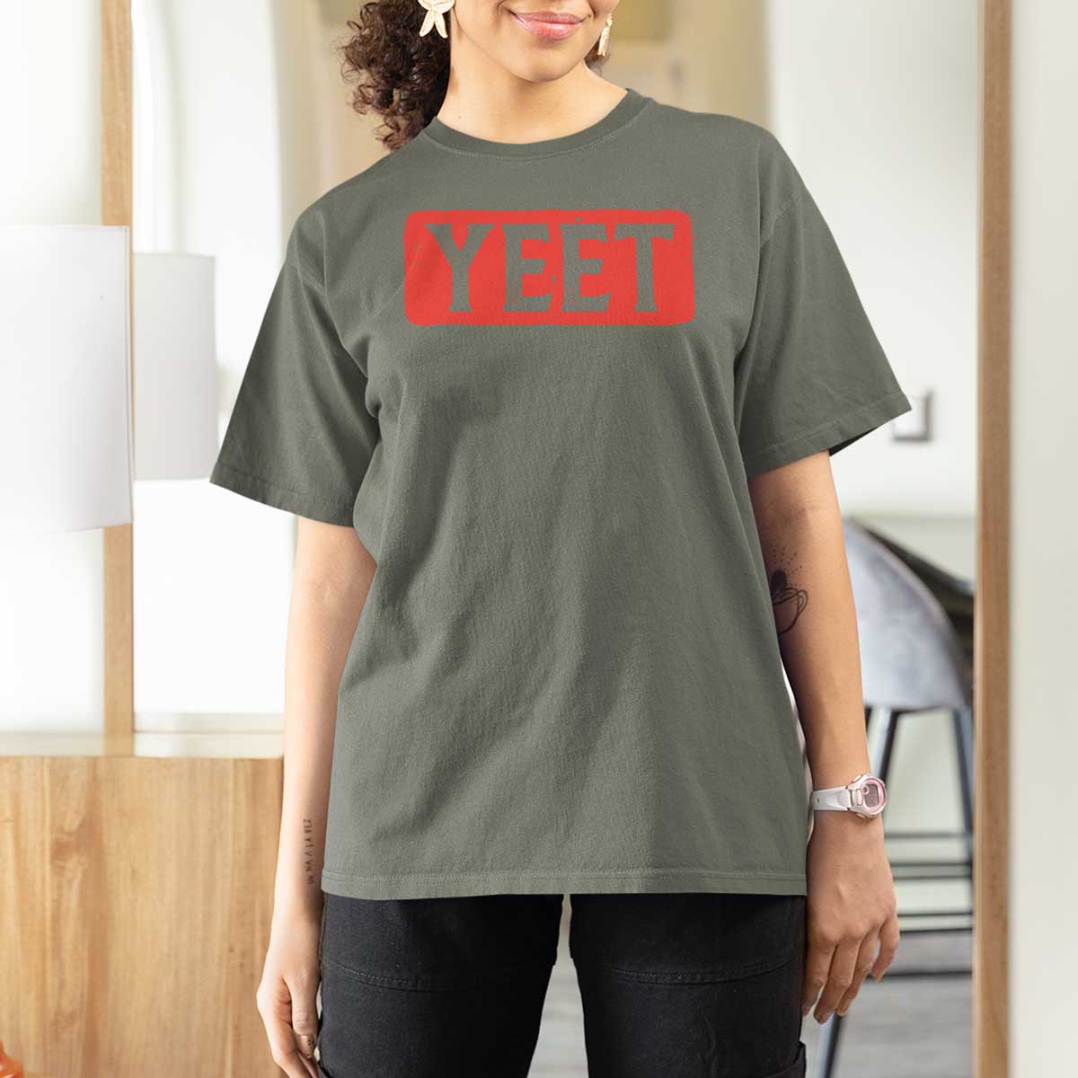 Yeet T Shirt For Women Funny Saying Quote Slang Meme