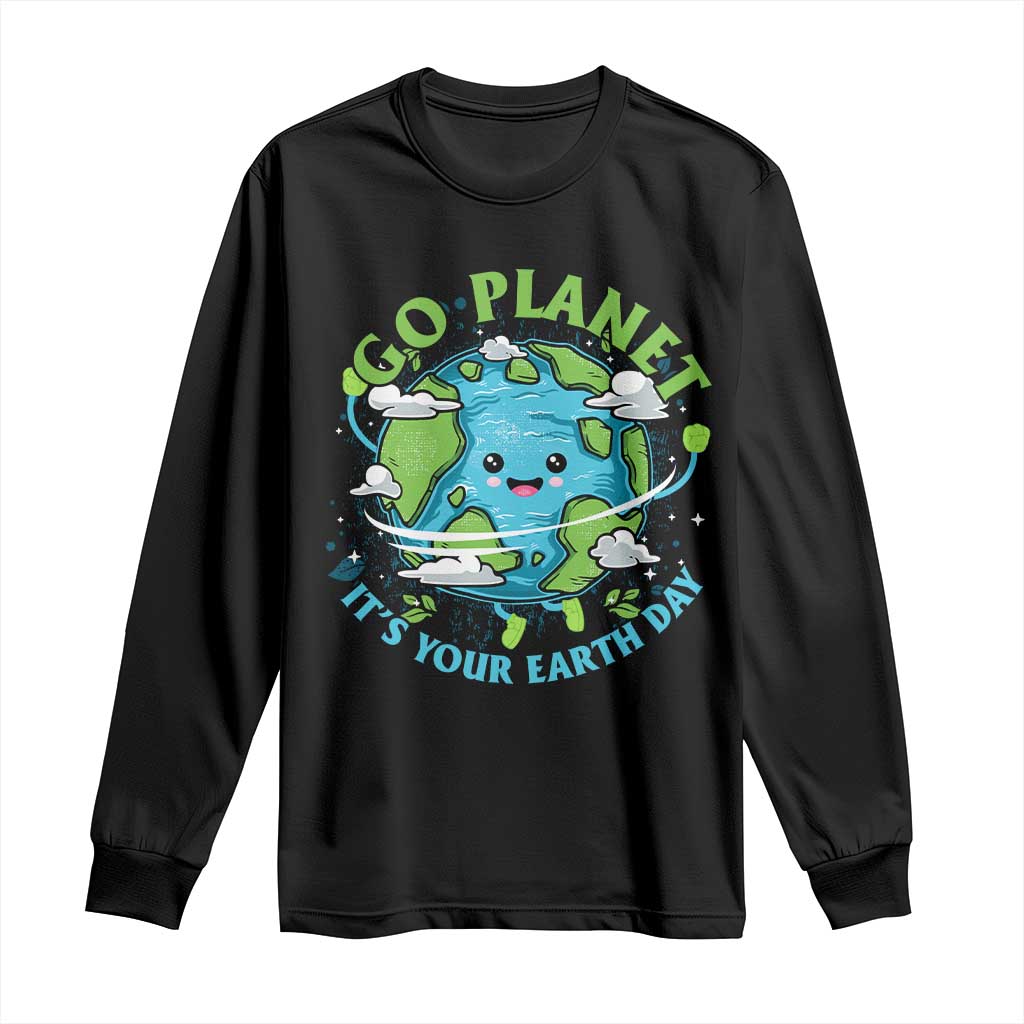 Earth Day Long Sleeve Shirt Save the Planet 2025