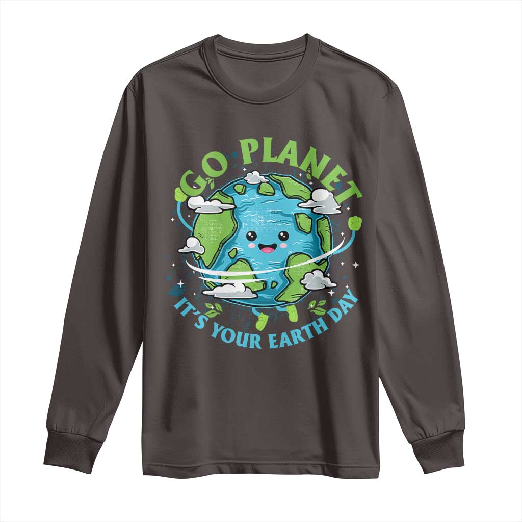 Earth Day Long Sleeve Shirt Save the Planet 2025