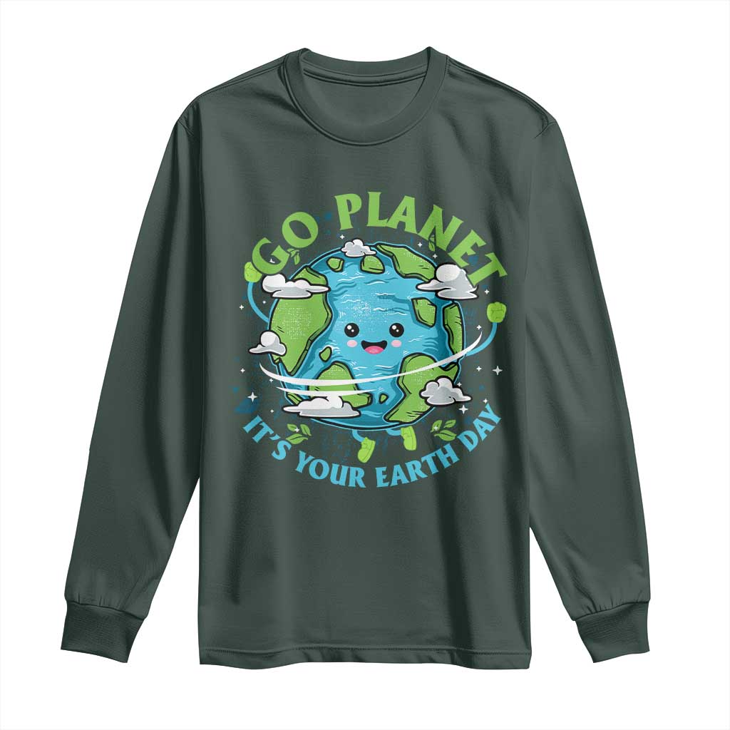 Earth Day Long Sleeve Shirt Save the Planet 2025