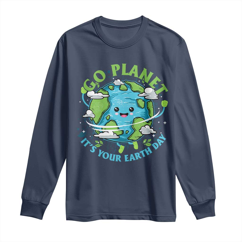 Earth Day Long Sleeve Shirt Save the Planet 2025