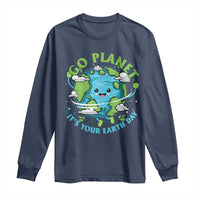 Earth Day Long Sleeve Shirt Save the Planet 2025