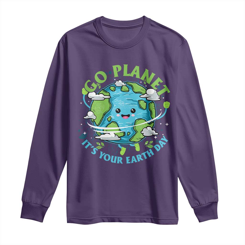Earth Day Long Sleeve Shirt Save the Planet 2025