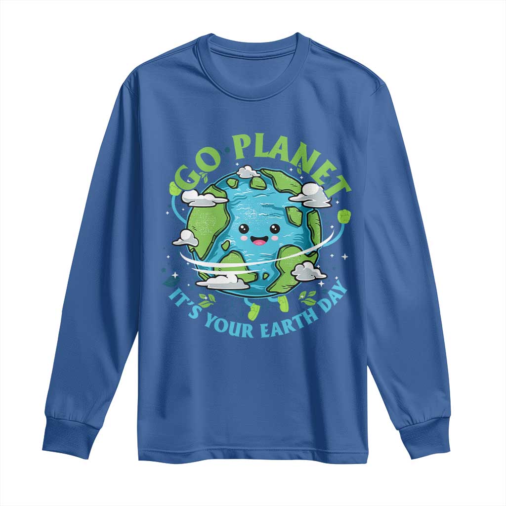 Earth Day Long Sleeve Shirt Save the Planet 2025