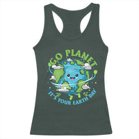 Earth Day Racerback Tank Top Save the Planet 2025