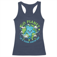 Earth Day Racerback Tank Top Save the Planet 2025