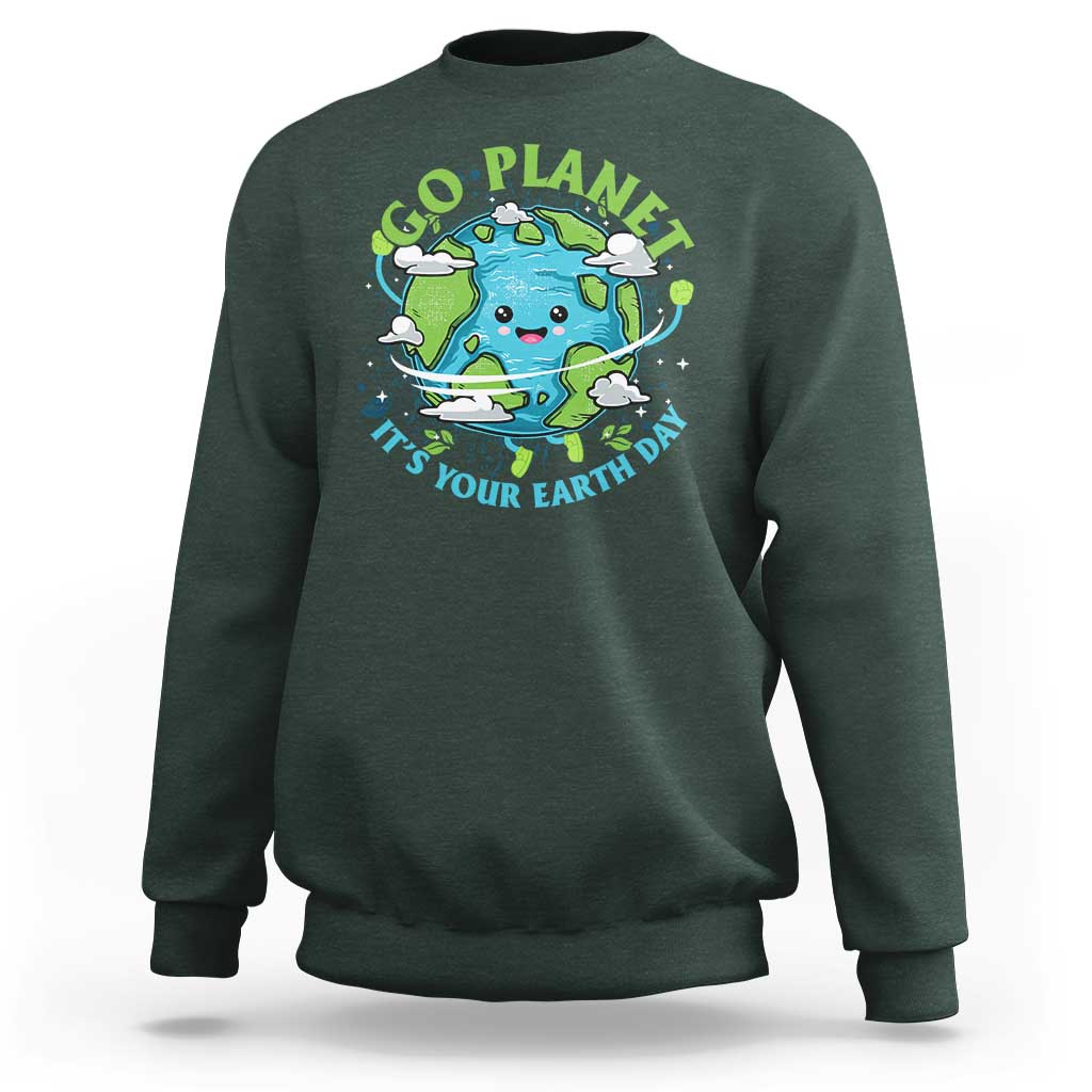 Earth Day Sweatshirt Save the Planet 2025