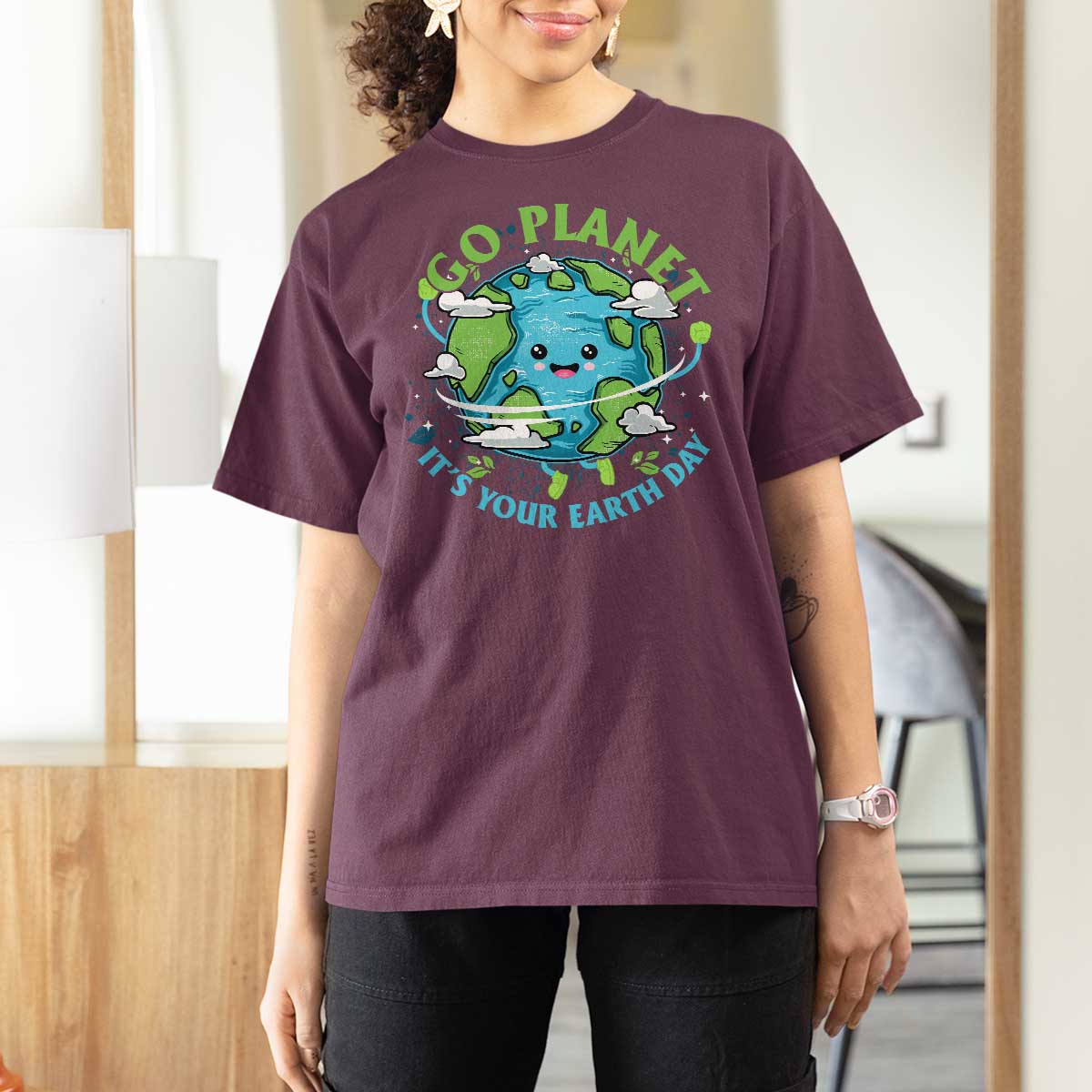 Earth Day T Shirt For Women Save the Planet 2025