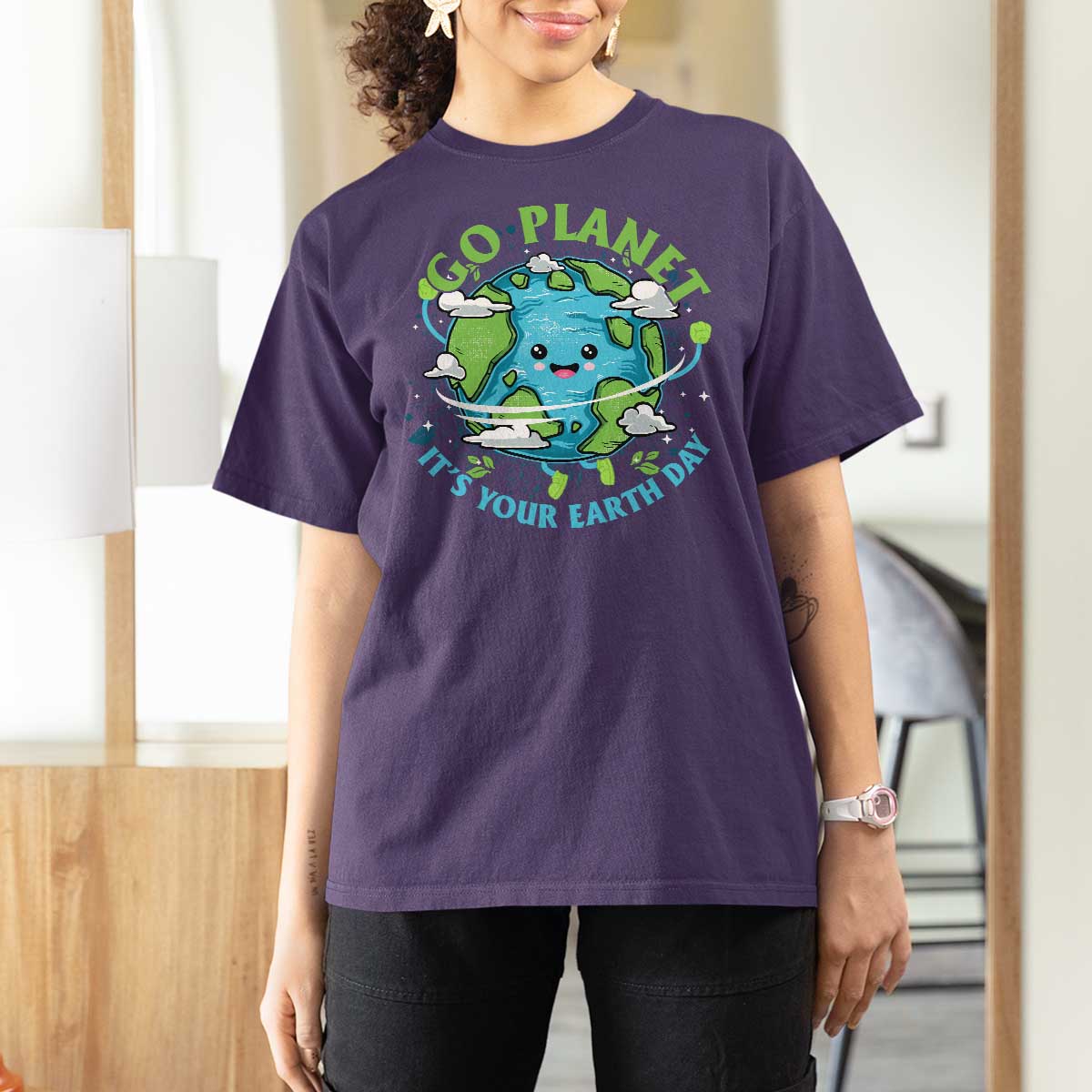 Earth Day T Shirt For Women Save the Planet 2025