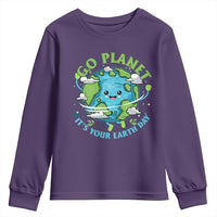 Earth Day Youth Sweatshirt Save the Planet 2025