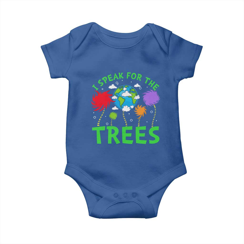 I Speak For Trees Planet Save Earth Day Baby Onesie