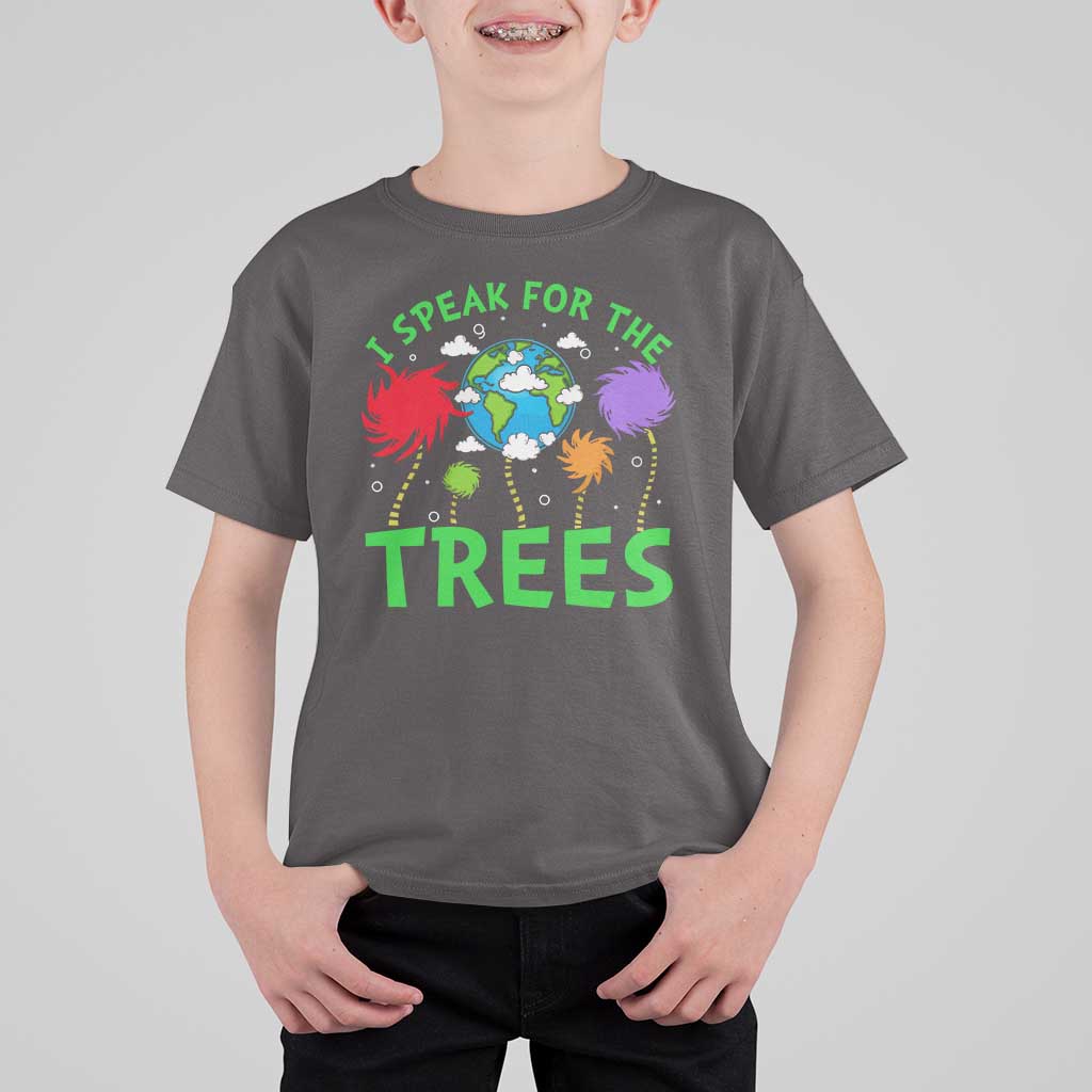 I Speak For Trees Planet Save Earth Day T Shirt For Kid