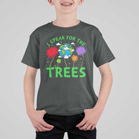 I Speak For Trees Planet Save Earth Day T Shirt For Kid