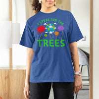 I Speak For Trees Planet Save Earth Day T Shirt For Women