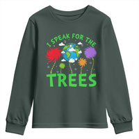 I Speak For Trees Planet Save Earth Day Youth Sweatshirt