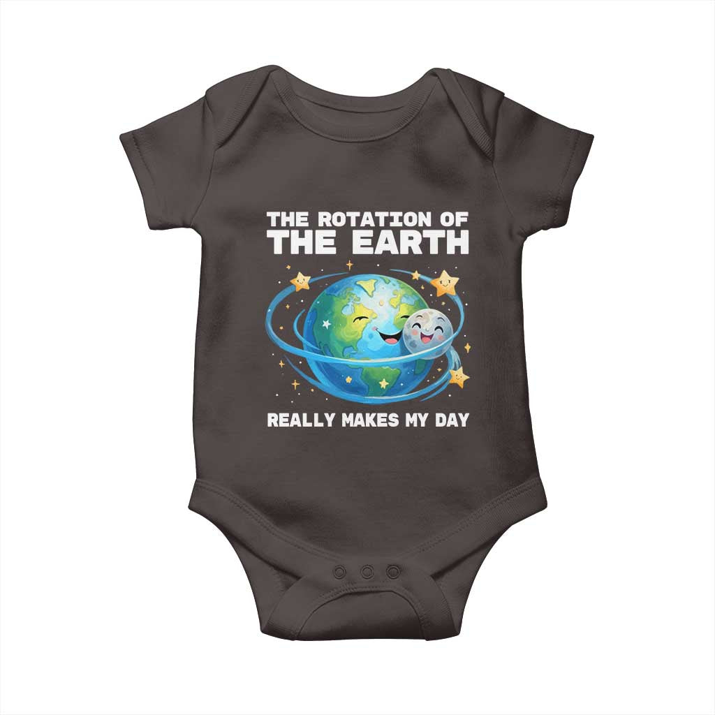 Teacher Earth Day Baby Onesie Rotation of the Earth Makes My Day Science