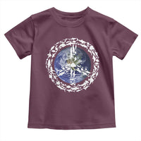 Earth Day Toddler T Shirt Save the Planet Peace Sign Positive Vibes