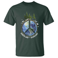 Earth Day T Shirt Everyday Peace Sign Positive Vibes