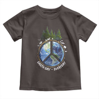 Earth Day Toddler T Shirt Everyday Peace Sign Positive Vibes