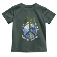 Earth Day Toddler T Shirt Everyday Peace Sign Positive Vibes