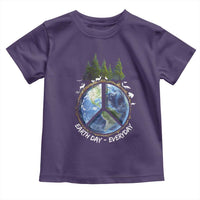 Earth Day Toddler T Shirt Everyday Peace Sign Positive Vibes