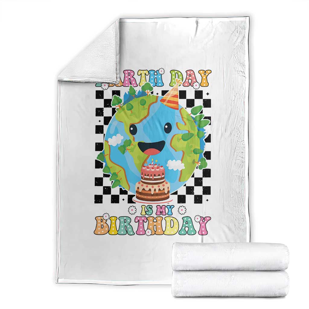 Earth Day Birthday Throw Blanket Its My Birthday April 22