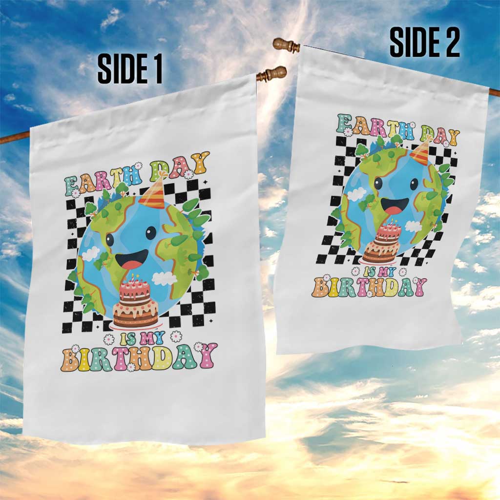 Earth Day Birthday Garden Flag Its My Birthday April 22