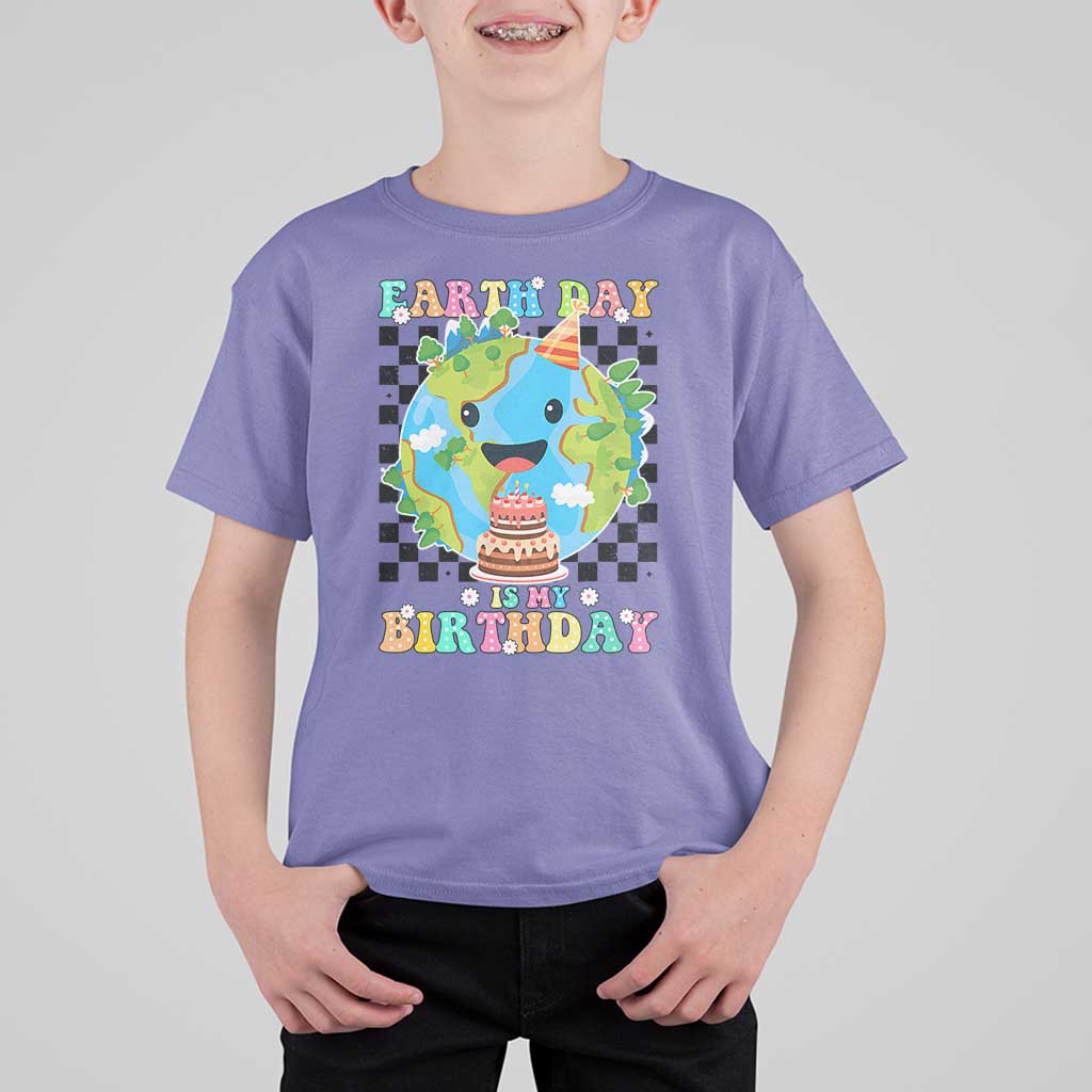Earth Day Birthday T Shirt For Kid Its My Birthday April 22