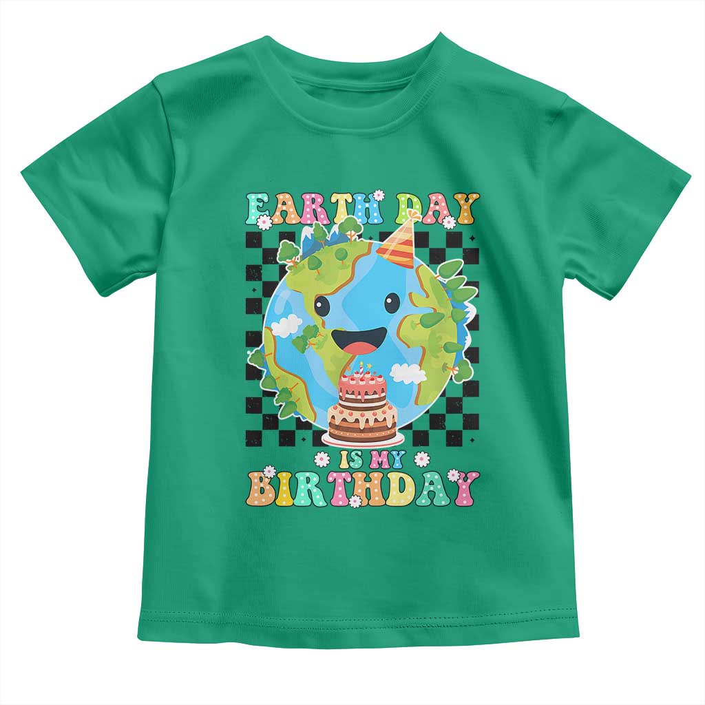 Earth Day Birthday Toddler T Shirt Its My Birthday April 22