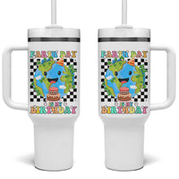 Earth Day Birthday Tumbler With Handle Its My Birthday April 22