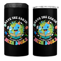Earth Day 4 in 1 Can Cooler Tumbler Save Earth Its Only Planet With Books Reader