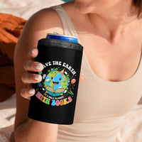 Earth Day 4 in 1 Can Cooler Tumbler Save Earth Its Only Planet With Books Reader