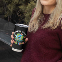 Earth Day Tumbler Cup Save Earth Its Only Planet With Books Reader