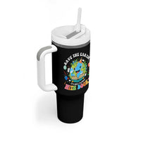 Earth Day Tumbler With Handle Save Earth Its Only Planet With Books Reader