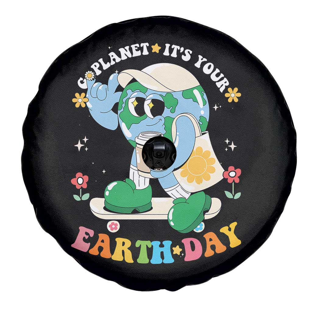Earth Day Spare Tire Cover Cute Go Planet Its Your Earthday Groovy