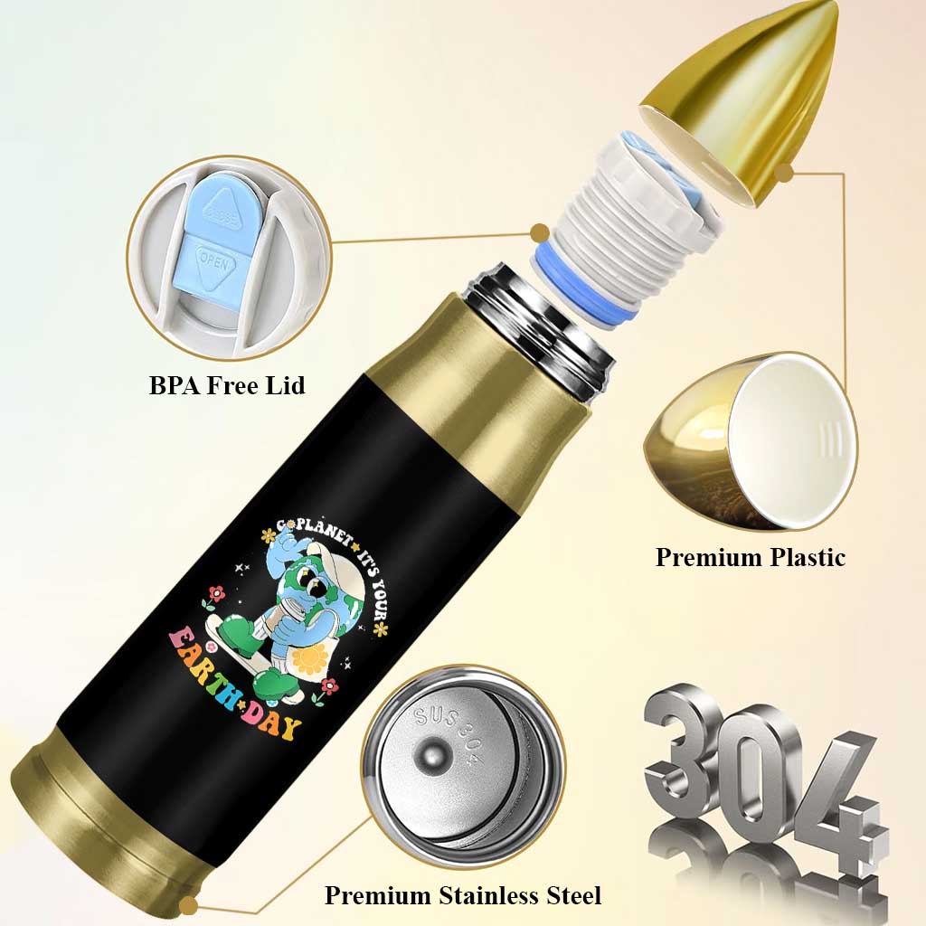 Earth Day Bullet Tumbler Cute Go Planet Its Your Earthday Groovy