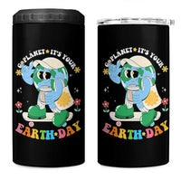 Earth Day 4 in 1 Can Cooler Tumbler Cute Go Planet Its Your Earthday Groovy