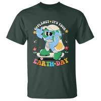 Earth Day T Shirt Cute Go Planet Its Your Earthday Groovy