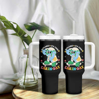 Earth Day Tumbler With Handle Cute Go Planet Its Your Earthday Groovy