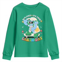 Earth Day Youth Sweatshirt Cute Go Planet Its Your Earthday Groovy