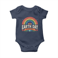 Earth Day Baby Onesie Everyday Retro Rainbow