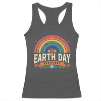 Earth Day Racerback Tank Top Everyday Retro Rainbow