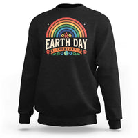 Earth Day Sweatshirt Everyday Retro Rainbow