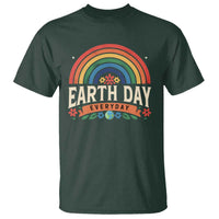 Earth Day T Shirt Everyday Retro Rainbow
