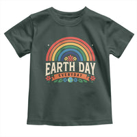 Earth Day Toddler T Shirt Everyday Retro Rainbow