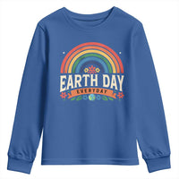 Earth Day Youth Sweatshirt Everyday Retro Rainbow