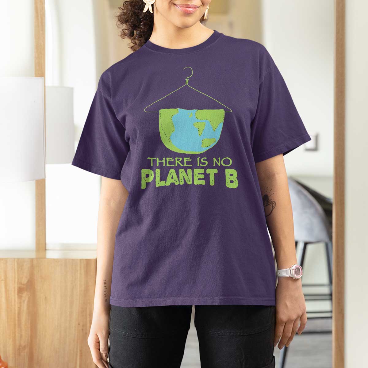 Earth Day T Shirt For Women There Is No Planet B Save the Planet