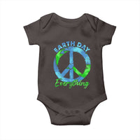 Piece Everyday Earth Day Baby Onesie Peace Sign Positive Vibes